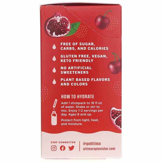 Ultima Replenisher Electrolyte Drink Mix Packets, ULTR